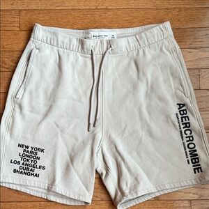 Abercrombie & Fitch Tan Athletic Shorts